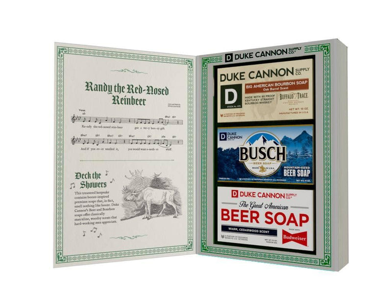 Duke Cannon Jingle Booze 3-Pack Soap - Duluth Trading Company