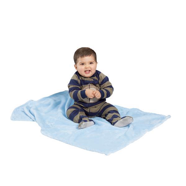 Tahoe microfleece baby blanket Blue 30