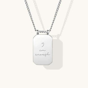 Necklace - MantraBand Note To Self "I Am Enough"