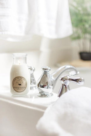 Milk Bottle Candle - Welcome Home