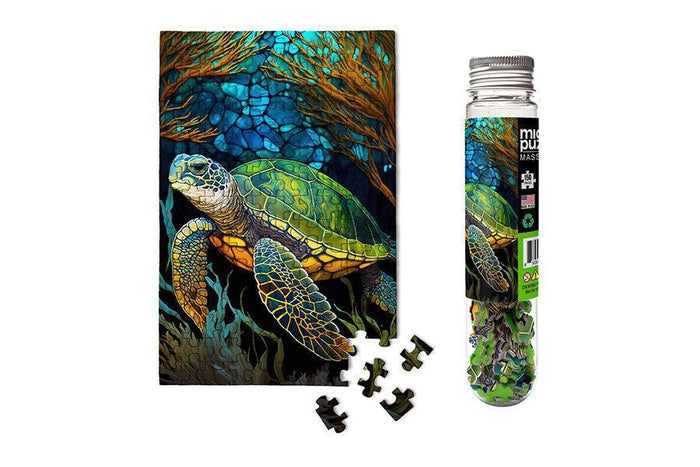 Mini Jigsaw Puzzle - Sea Turtle - Marine Life