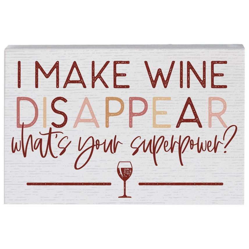 Make Wine Disappear - Small Talk Rectangle