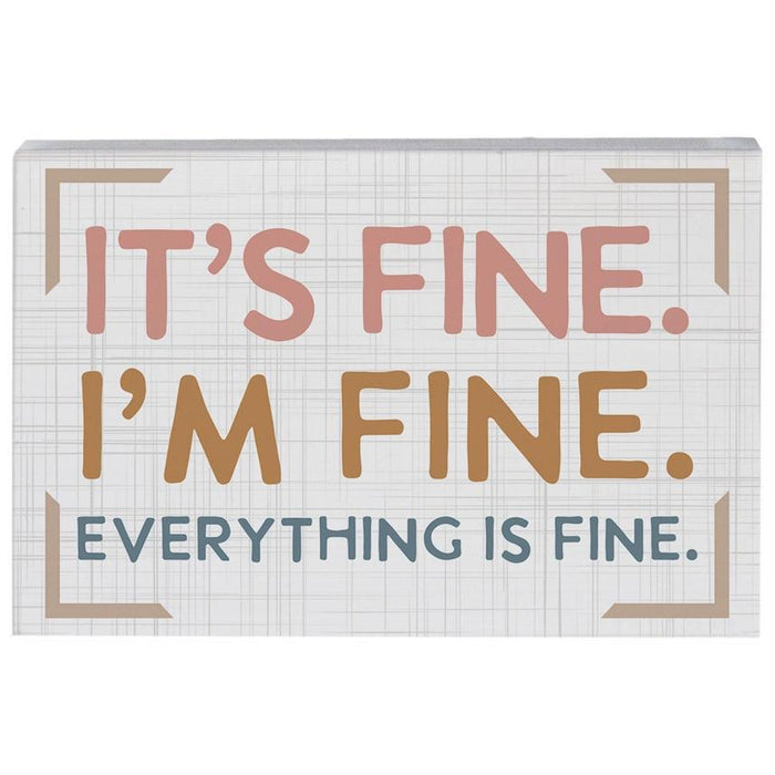 Everything is Fine - Small Talk Rectangle