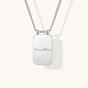 Necklace - MantraBand Note To Self "Breathe"