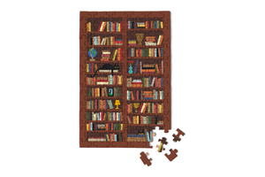 Mini Jigsaw Puzzle - Bookcase (Book Store Lover)