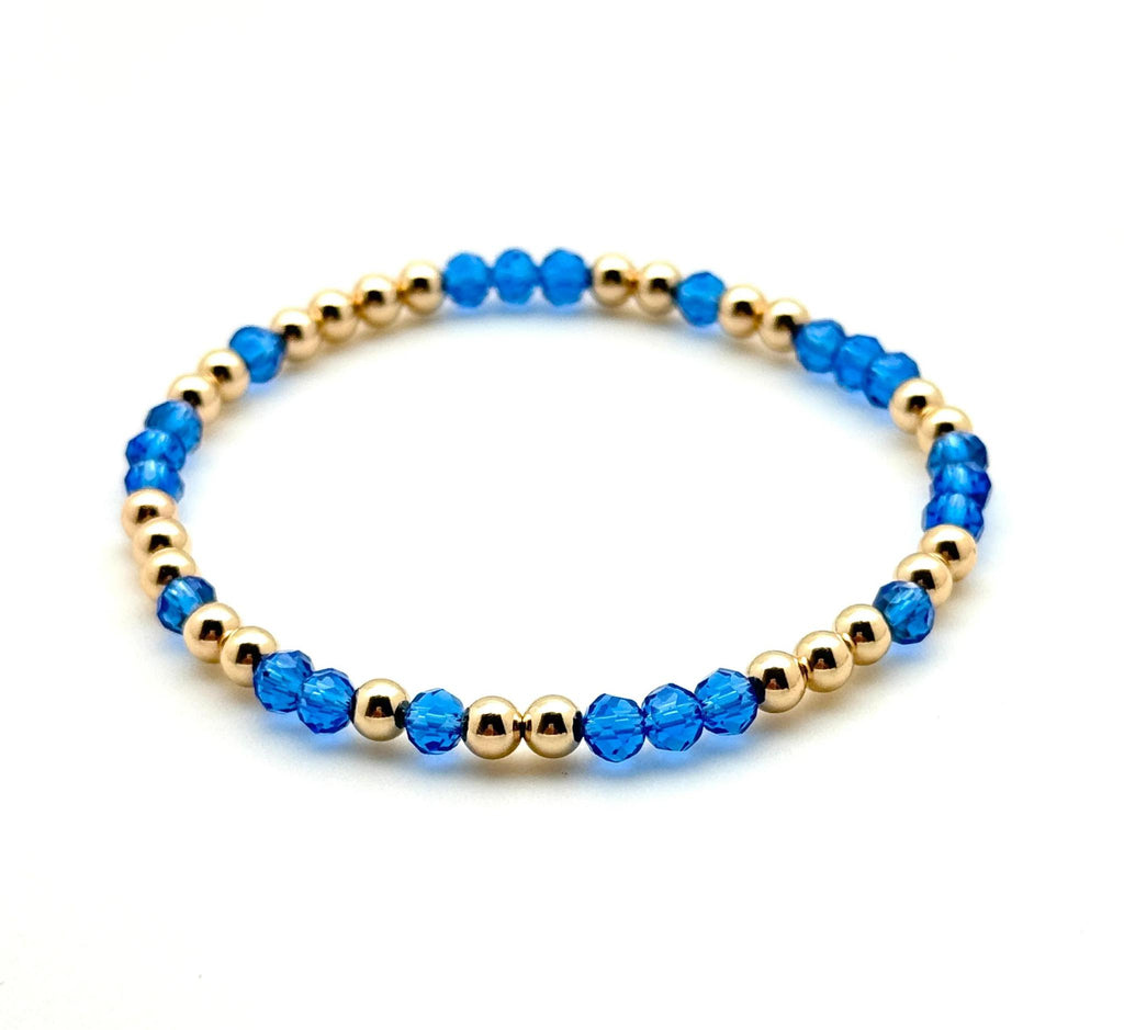 NLHD 14K Gold Filled + Royal Crystals Bracelet