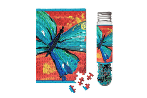 Mini Jigsaw Puzzle - Yellow Butterfly