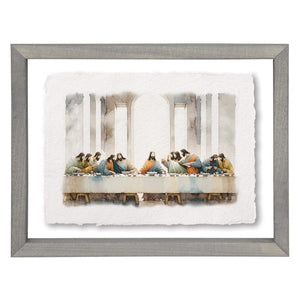 Last Supper Art - Floating Wall Art Rectangle