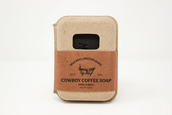 Hand Crafted Bar Soap in Sustainable Packaging - Cowboy Coffee