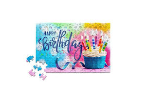 Mini Jigsaw Puzzle - Birthday Cupcake