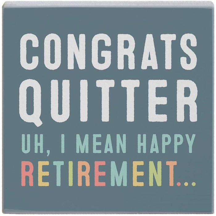 Gift A Block - Congrats Quitter