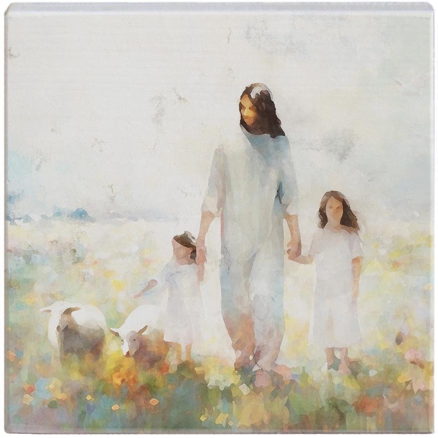 Jesus Children Art - Small Talk Square