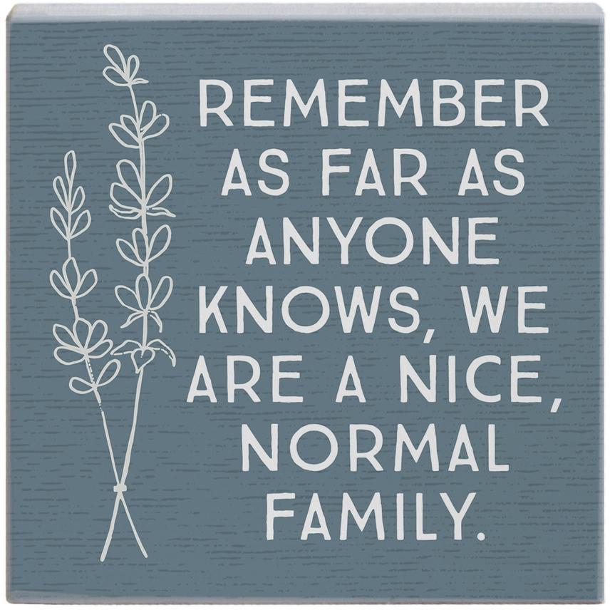 Nice Normal Family - Small Talk Square