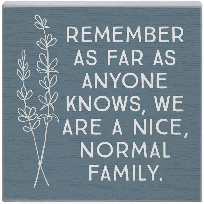 Nice Normal Family - Small Talk Square