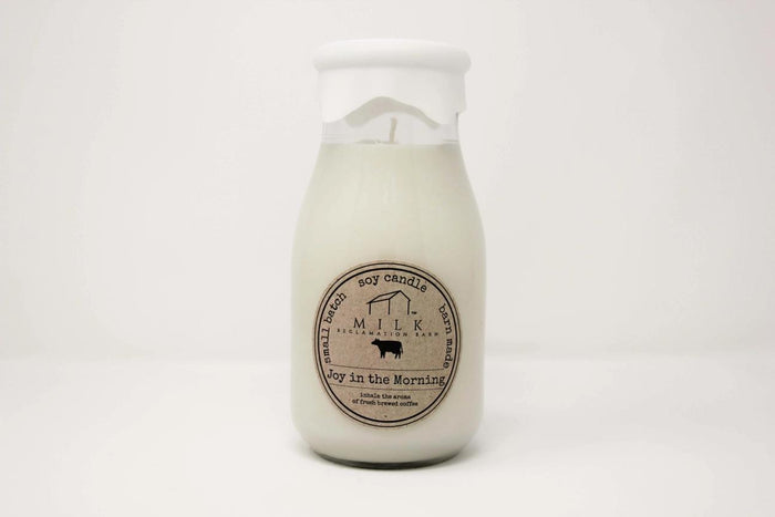 Milk Bottle Candle - Joy in the Morning (Coffee)