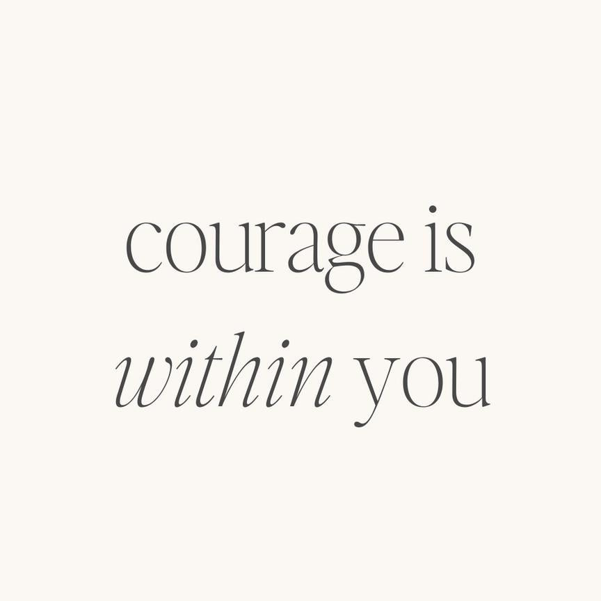 Bracelet - Courage is Within You