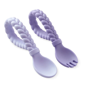 Sweetie Spoons - Silicone Baby Fork & Spoon Set