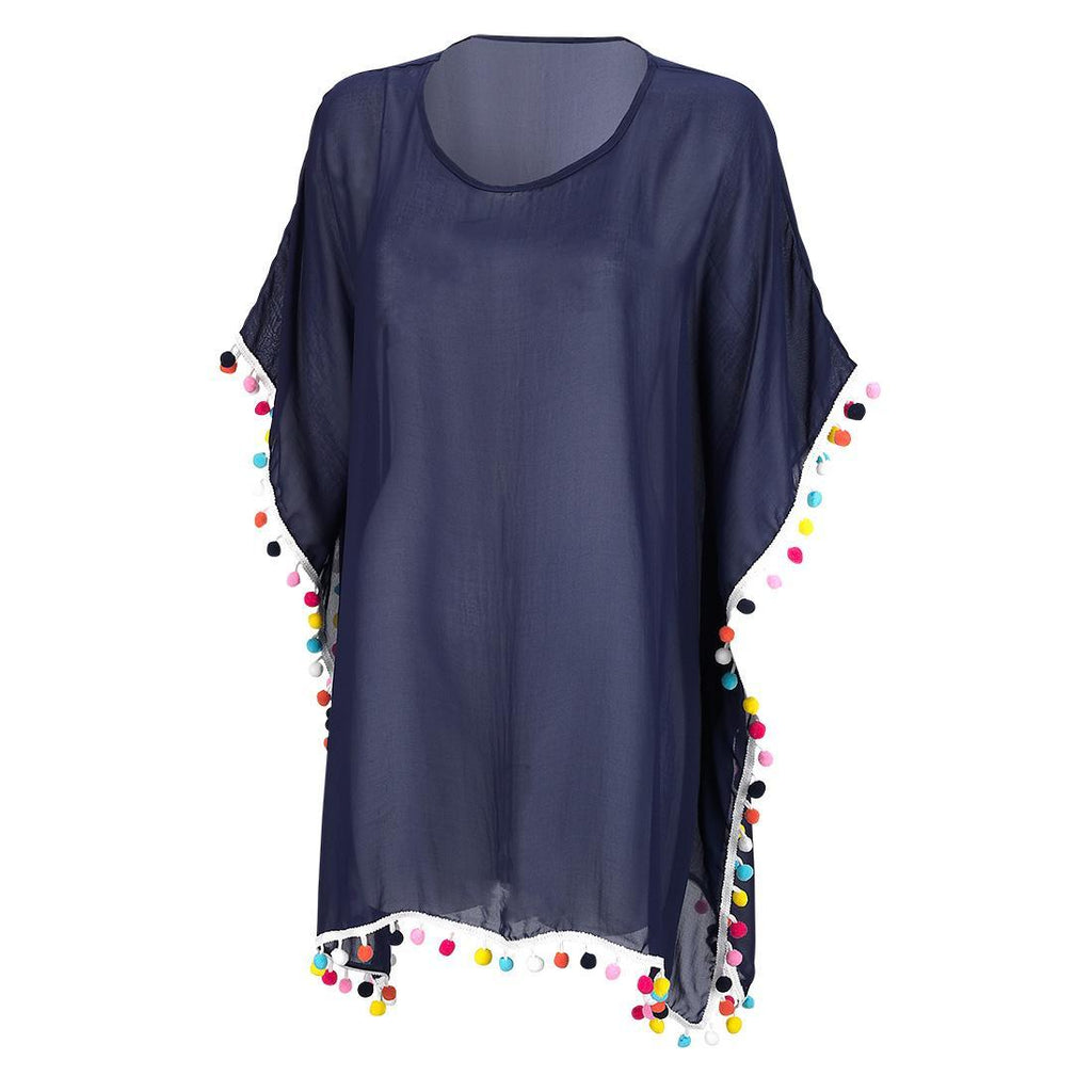 VL - Pom-Tastic Cover Up - Navy