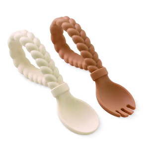 Sweetie Spoons - Silicone Baby Fork & Spoon Set