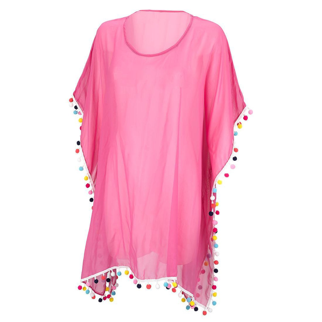 VL - Pom-Tastic Cover Up - Hot Pink